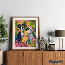 Carica l&#39;immagine nel visualizzatore di Gallery, Dipingere con i numeri - Trio Tropicale