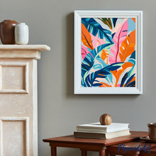 Carica l&#39;immagine nel visualizzatore di Gallery, Dipingere con i numeri - Foglie di Banano Colorate