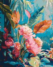 Carica l&#39;immagine nel visualizzatore di Gallery, Dipingere con i numeri - Fiori della Giungla Figured&#39;Art