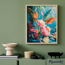 Carica l&#39;immagine nel visualizzatore di Gallery, Dipingere con i numeri - Fiori della Giungla