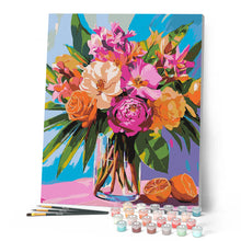 Carica l'immagine nel visualizzatore di Gallery, Dipingere con i numeri - Bouquet Luminoso Figured'Art