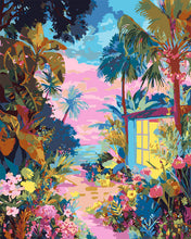 Carica l&#39;immagine nel visualizzatore di Gallery, Dipingere con i numeri - Giardino Tropicale Figured&#39;Art