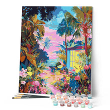 Carica l'immagine nel visualizzatore di Gallery, Dipingere con i numeri - Giardino Tropicale Figured'Art