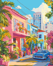 Carica l&#39;immagine nel visualizzatore di Gallery, Dipingere con i numeri - Strada Colorata Figured&#39;Art