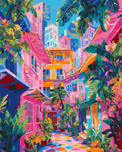 Carica l&#39;immagine nel visualizzatore di Gallery, Dipingere con i numeri - Quartiere Colorato Figured&#39;Art