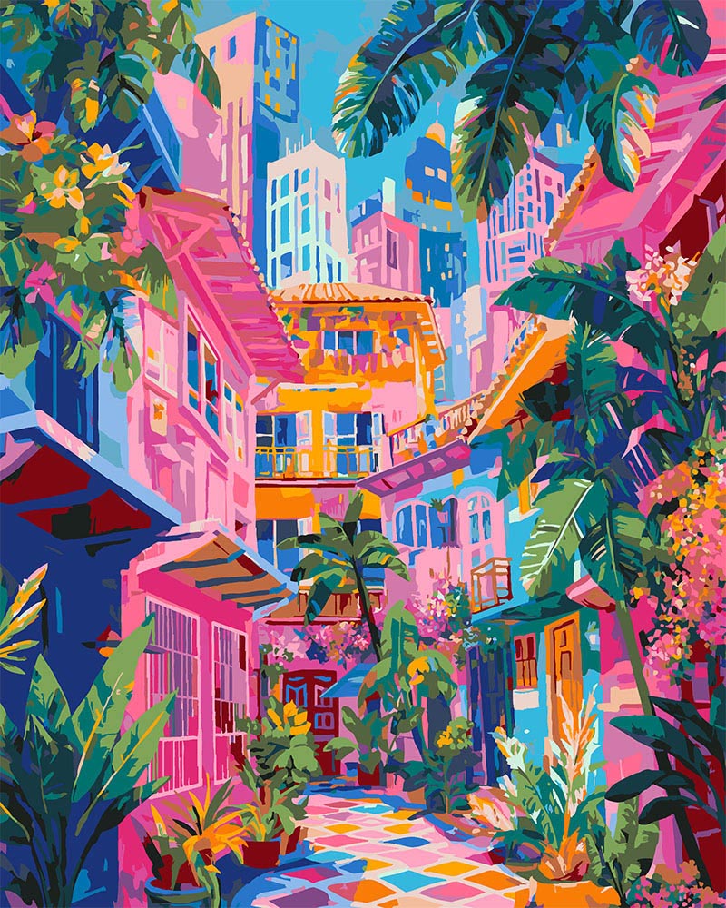 Dipingere con i numeri - Quartiere Colorato Figured'Art