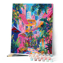 Carica l'immagine nel visualizzatore di Gallery, Dipingere con i numeri - Quartiere Colorato Figured'Art