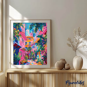 Dipingere con i numeri - Quartiere Colorato