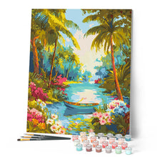 Carica l'immagine nel visualizzatore di Gallery, Dipingere con i numeri - Fiume paradisiaco Figured'Art