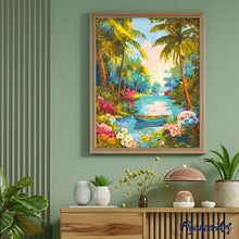 Carica l&#39;immagine nel visualizzatore di Gallery, Dipingere con i numeri - Fiume paradisiaco