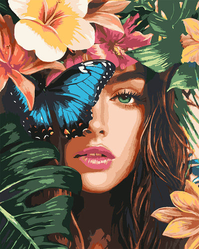 Dipingere con i numeri - Bellezza tropicale Figured'Art