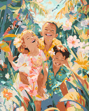 Carica l&#39;immagine nel visualizzatore di Gallery, Dipingere con i numeri - Infanzia tropicale Figured&#39;Art