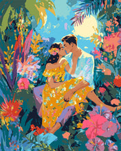Carica l&#39;immagine nel visualizzatore di Gallery, Dipingere con i numeri - Romanticismo tropicale Figured&#39;Art