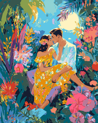 Dipingere con i numeri - Romanticismo tropicale Figured'Art