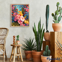 Carica l&#39;immagine nel visualizzatore di Gallery, Dipingere con i numeri - Orchidee tropicali
