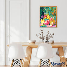 Carica l&#39;immagine nel visualizzatore di Gallery, Dipingere con i numeri - Cesto di frutta tropicale