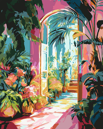 Dipingere con i numeri - Arco sul giardino Figured'Art