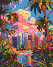 Carica l&#39;immagine nel visualizzatore di Gallery, Dipingere con i numeri - La giungla incontra la città Figured&#39;Art