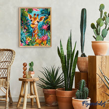 Carica l&#39;immagine nel visualizzatore di Gallery, Dipingere con i numeri - Giraffa tropicale