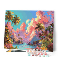 Carica l'immagine nel visualizzatore di Gallery, Dipingere con i numeri - Baia da sogno tropicale Figured'Art