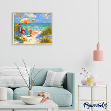 Carica l&#39;immagine nel visualizzatore di Gallery, Dipingere con i numeri - Estate in riva al mare