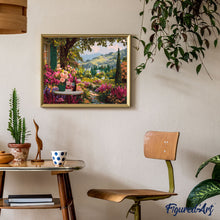 Carica l&#39;immagine nel visualizzatore di Gallery, Dipingere con i numeri - Bottiglia di Vino in Giardino