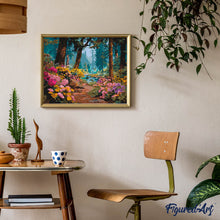 Carica l'immagine nel visualizzatore di Gallery, Dipingere con i numeri - Ruscello tra i Fiori di Campo