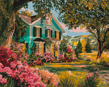 Carica l'immagine nel visualizzatore di Gallery, Dipingere con i numeri - Portico sul Giardino Fiorito