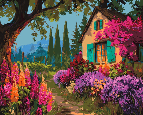 Dipingere con i numeri - Vivace Giardino Fiorito Figured'Art