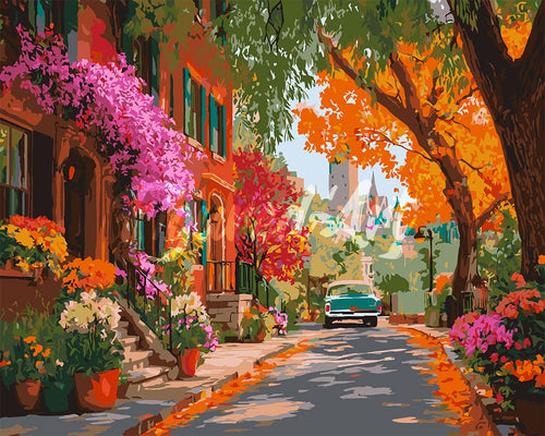 Dipingere con i numeri - Viale Fiorito Figured'Art