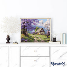 Carica l'immagine nel visualizzatore di Gallery, Dipingere con i numeri - Cottage sul Viale dei Jacaranda