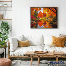 Carica l&#39;immagine nel visualizzatore di Gallery, Dipingere con i numeri - Alberi Dorati d’Autunno