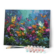 Carica l'immagine nel visualizzatore di Gallery, Dipingere con i numeri - Giardino delle Farfalle Colorate Figured'Art