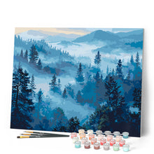 Carica l'immagine nel visualizzatore di Gallery, Dipingere con i numeri - Nebbia tra i Pini Figured'Art