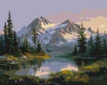 Carica l&#39;immagine nel visualizzatore di Gallery, Dipingere con i numeri - Lago Alpino Figured&#39;Art