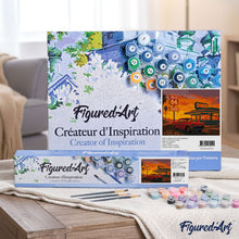 Carica l'immagine nel visualizzatore di Gallery, Dipingere con i numeri - Sosta e Auto d’Epoca
