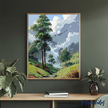 Carica l&#39;immagine nel visualizzatore di Gallery, Dipingere con i numeri - Valle Nebbiosa