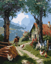 Carica l&#39;immagine nel visualizzatore di Gallery, Dipingere con i numeri - Vita Rurale in Fattoria Figured&#39;Art