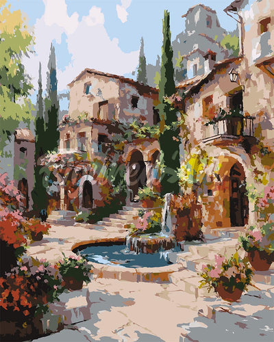 Dipingere con i numeri - Villa Mediterranea Figured'Art