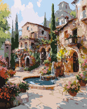 Carica l'immagine nel visualizzatore di Gallery, Dipingere con i numeri - Villa Mediterranea