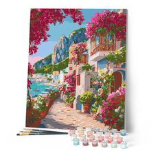 Carica l'immagine nel visualizzatore di Gallery, Dipingere con i numeri - Viale Fiorito a Capri Figured'Art