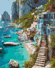 Carica l'immagine nel visualizzatore di Gallery, Dipingere con i numeri - Paradiso sulla Scogliera
