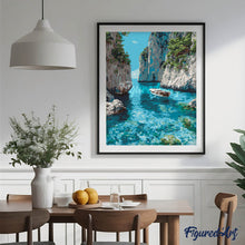 Carica l&#39;immagine nel visualizzatore di Gallery, Dipingere con i numeri - Cala Blu Tranquilla