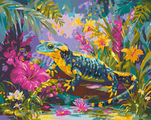 Carica l'immagine nel visualizzatore di Gallery, Dipingere con i numeri - Salamandra Allegra