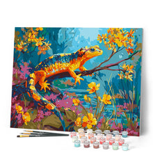 Carica l'immagine nel visualizzatore di Gallery, Dipingere con i numeri - Salamandra Dorata Figured'Art