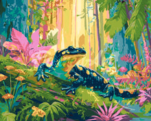 Carica l'immagine nel visualizzatore di Gallery, Dipingere con i numeri - Salamandra del Bosco