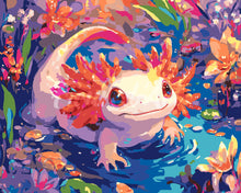 Carica l&#39;immagine nel visualizzatore di Gallery, Dipingere con i numeri - Axolotl Carino Figured&#39;Art