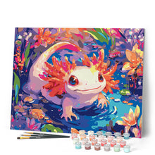 Carica l'immagine nel visualizzatore di Gallery, Dipingere con i numeri - Axolotl Carino Figured'Art