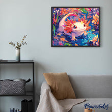 Carica l'immagine nel visualizzatore di Gallery, Dipingere con i numeri - Axolotl Carino
