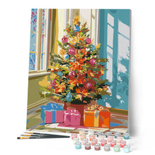 Carica l'immagine nel visualizzatore di Gallery, Dipingere con i numeri - Albero di Natale Luminoso Figured'Art